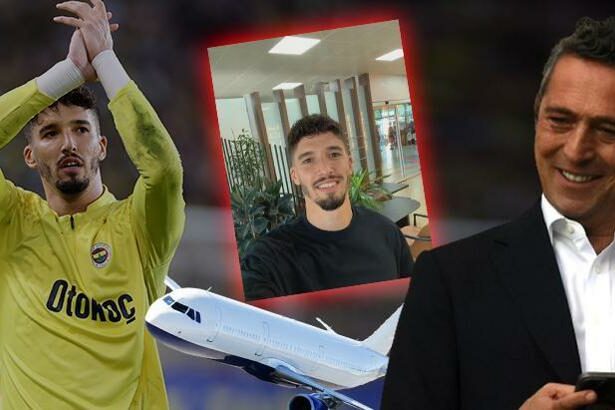 Altay Bayındır, transfer görüşmeleri için İngiltere'ye gitti! Ali Koç uğurladı