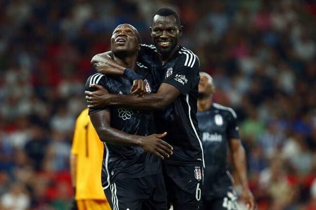 Tiran'daki olaylı maçta Beşiktaş cevabı sahada verdi! Amartey ve Aboubakar'dan enfes gol