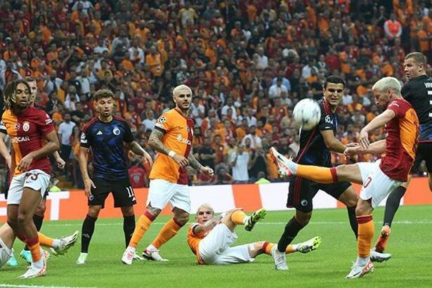 (ÖZET) Aslan 2 dakikada geri döndü! Galatasaray-Kopenhag maç sonucu: 2-2