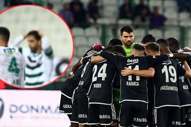 Konyaspor-Beşiktaş maçının ilk yarısında ilginç rakamlar! İkinci yarıya çıkamadı