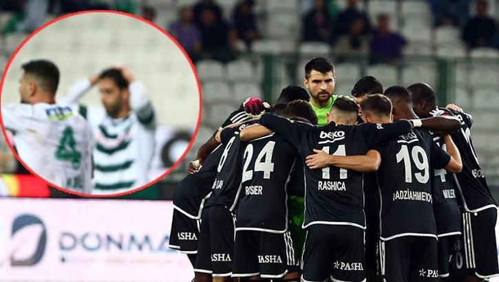 Konyaspor-Beşiktaş maçının ilk yarısında ilginç rakamlar! İkinci yarıya çıkamadı