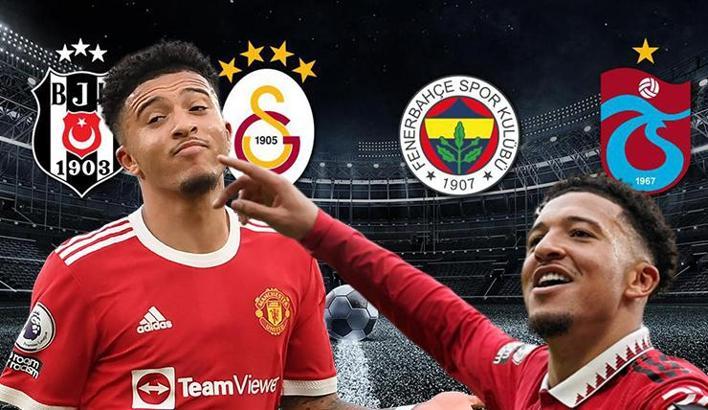 Manchester United'ın yıldızı Jadon Sancho'ya Süper Lig'den talip!