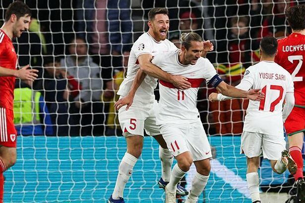 (ÖZET) Almanya'ya lider gidiyoruz! Galler - Türkiye maç sonucu: 1-1