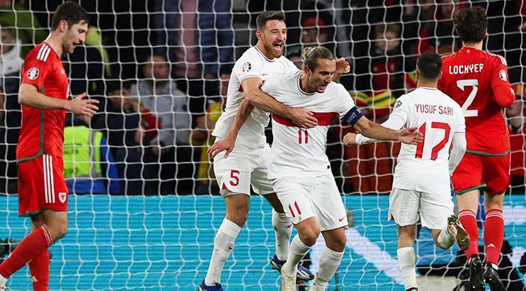 (ÖZET) Almanya'ya lider gidiyoruz! Galler - Türkiye maç sonucu: 1-1