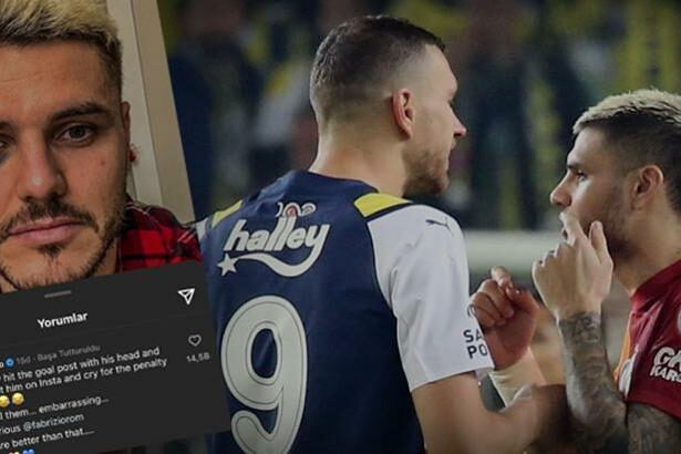 Edin Dzeko'dan olay yarataracak Mauro Icardi cevabı! 'Adam kafasını direğe vurdu! Ağırlıyorlar'