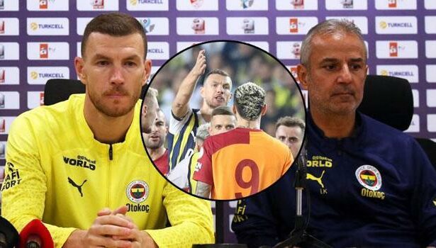 Fenerbahçe'de Edin Dzeko'dan Icardi cevabı! İsmail Kartal: Galatasaraylı futbolcular yere yatarak hızımızı kesti