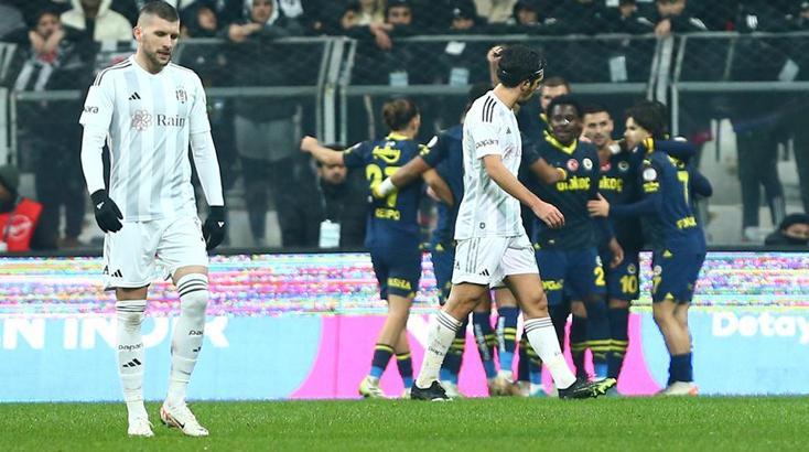 Fenerbahçe, Dolmabahçe'den zirveye! Kartal, havlu attı...