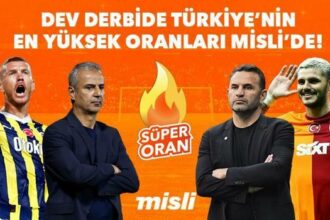 Fenerbahçe-Galatasaray derbisine Türkiye'nin en yüksek iddaa oranları Misli'de! Skor tahminleri, bilinmesi gerekenler…