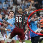 FIFA Kulüpler Dünya Kupası'nda son düdüğün gelmesinin ardından saha karıştı! Felipe Melo, Manchester City'nin yıldızlarıyla birbirine girdi...