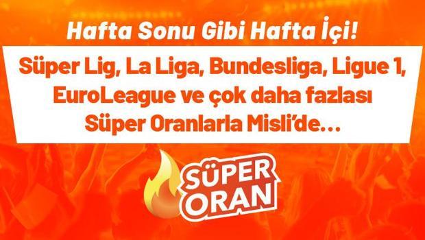 Hafta sonu gibi hafta içi iddaa bülteni! Misli'de süper oranlı maçlar, yüksek iddaa oranları kaçmaz...