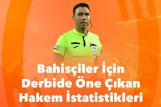 İddaacılar buraya mutlaka göz atsın! Fenerbahçe-Galatasaray derbisinde öne çıkan hakem istatistikleri...