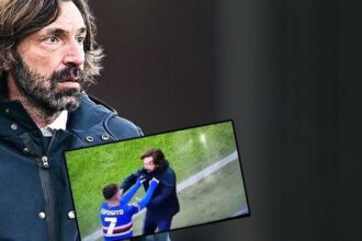 Sampdoria-Lecco maçında dikkat çeken anlar! Pirlo ve Esposito...