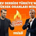 Süper Kupa'ya Süper Oran yakışır! Galatasaray-Fenerbahçe, Türkiye’nin En Yüksek Oranları’yla yine Misli’de...