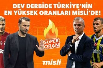 Süper Kupa'ya Süper Oran yakışır! Galatasaray-Fenerbahçe, Türkiye’nin En Yüksek Oranları’yla yine Misli’de...