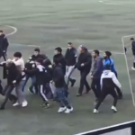 U14 futbol maçında kavga! Polis havaya ateş açtı...