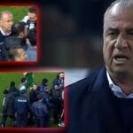 Panathinaikos'ta Fatih Terim çılgına döndü! Polisler devreye girdi, güçlükle sakinleştirdi...