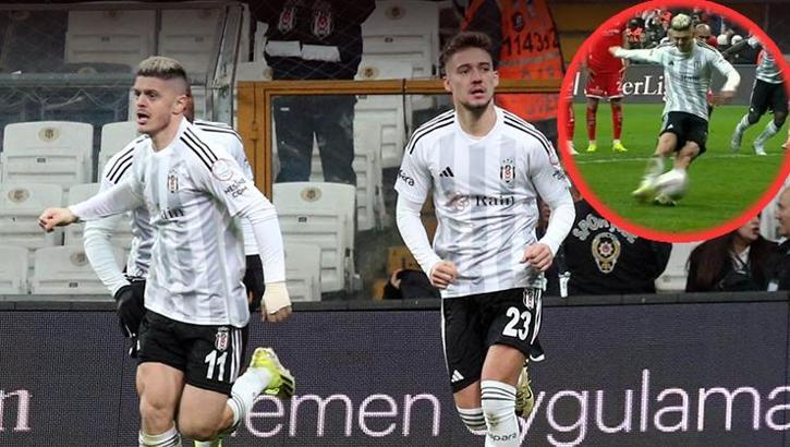 Beşiktaş - Antalyaspor maçında inanılmaz son! Milot Rashica'dan olay hata...