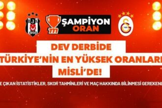 Beşiktaş-Galatasaray derbisine Türkiye'nin en yüksek iddaa oranları burada! Şampiyon Oran, Misli'de...