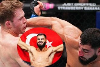 İbo Aslan, UFC'deki ilk maçında Anton Turkalj'i nakavt etti