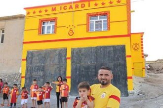 Diyarbakırlı inşaat ustasının Galatasaray ve Mauro Icardi sevgisi