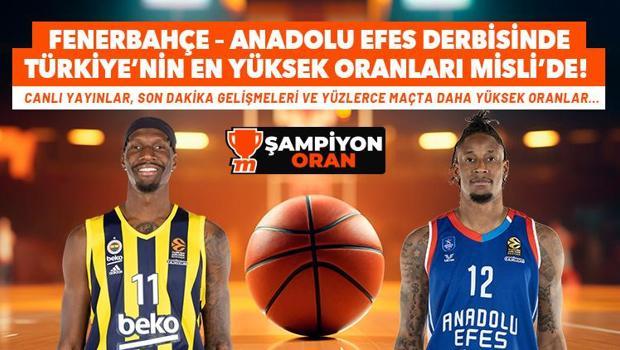 Euroleague'de Türk derbisine en yüksek iddaa oranları Misli'de! Son dakika gelişmeleri, Şampiyon Oran, canlı yayınlar ve daha fazlası...