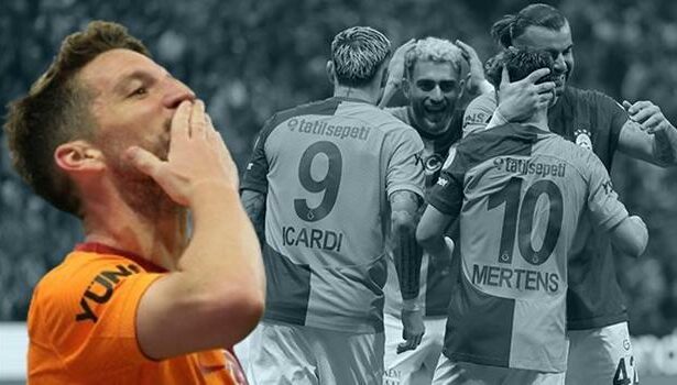 Galatasaray'ın hücum üçlüsünden 150 gollük katkı! Mauro Icardi, Dries Mertens ve Kerem Aktürkoğlu...