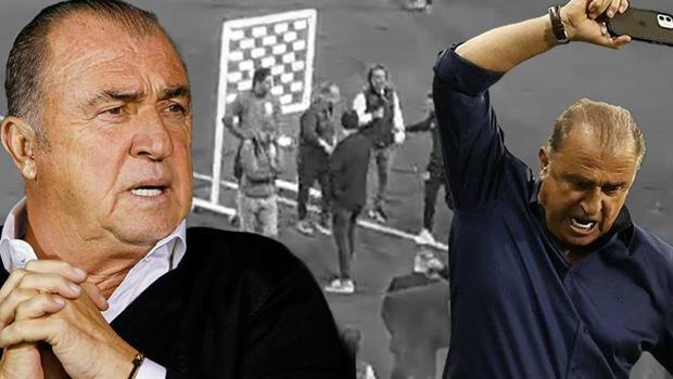 Panathinaikos-Aris maçından sonra Fatih Terim'e olay tepki! Çılgına döndü, telefonu fırlattı