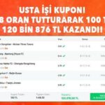 1.408 oran bildi, 120 bin 876 TL kazandı! Misli'de 5 maçlık iddaa kuponu...