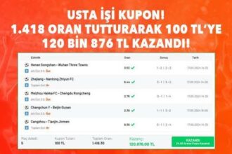 1.408 oran bildi, 120 bin 876 TL kazandı! Misli'de 5 maçlık iddaa kuponu...