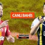 Fenerbahçe'de 5 eksik, Galatasaray'a şampiyonluk için 1 puan yetecek! Muhtemel 11'ler, öne çıkan istatistikler, şampiyon iddaa oranı...