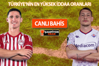 Fenerbahçe'yi eleyen Olympiakos, Fiorentina ile Atina'da kozlarını paylaşıyor! Konferans Ligi finali "Şampiyon Oran" farkı ile Misli'de...