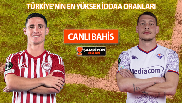 Fenerbahçe'yi eleyen Olympiakos, Fiorentina ile Atina'da kozlarını paylaşıyor! Konferans Ligi finali "Şampiyon Oran" farkı ile Misli'de...