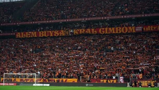 Galatasaray tribünde de şampiyon oldu