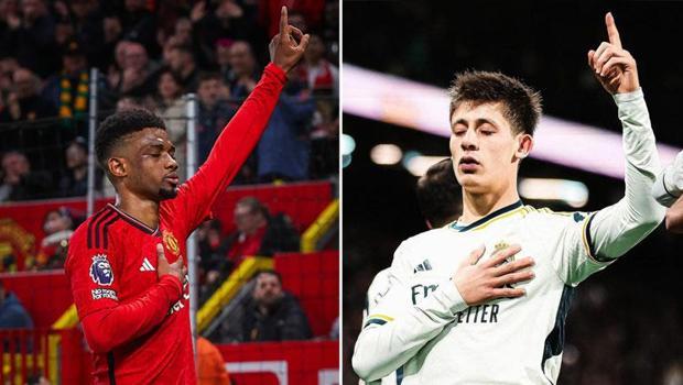 Manchester United'da Amad Diallo'dan Arda Güler gol sevinci