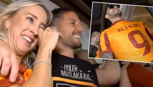 Mauro Icardi, Ali Koç forması giydi! Şampiyonluk kutlamasında Dries Mertens'in eşini ağlatan olay