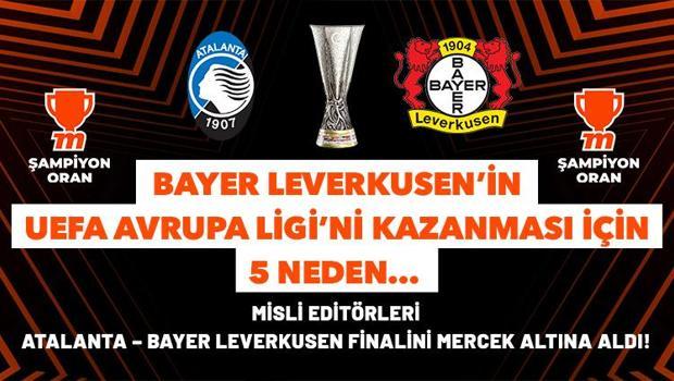 Misli editörleri, UEFA Avrupa Ligi finalini mercek altına aldı! Leverkusen neden kupaya yakın? Cevaplar burada...