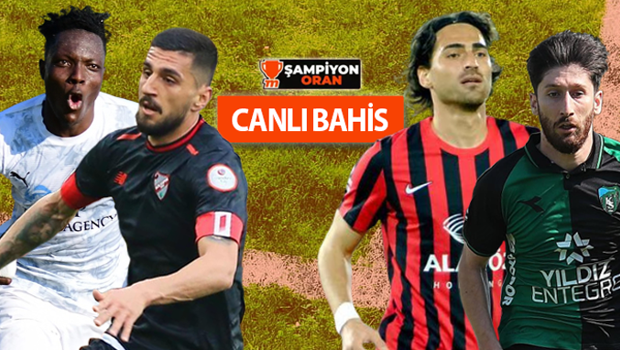 Trendyol 1. Lig'de play-off zamanı! Bodrum-Boluspor ve Çorum-Kocaelispor son haberler, iddaa oranları, öne çıkan istatistikler...