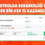 Basketbol maçlarına iddaa oynadı, son çeyrekte beraberliği bildi! 180 bin 634 TL kazandı...