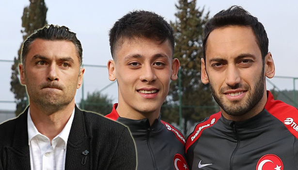 Burak Yılmaz'dan Arda Güler, Hakan Çalhanoğlu açıklaması! "Gereksiz polemik... Seneler önce tartışmaya kapadı!"