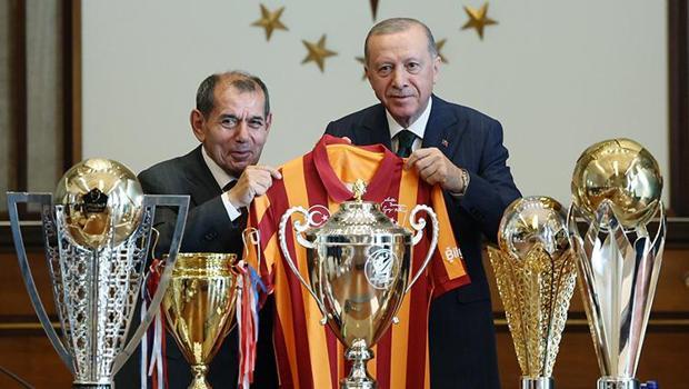 Cumhurbaşkanı Erdoğan, Galatasaray'ı kabul etti