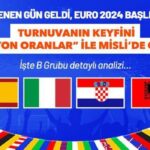 EURO 2024 B Grubu detaylı analizi, turnuvaya özel oyunlar ve çok daha fazlası burada! Heyecanı Şampiyon Oran’la Misli’de Yaşa...