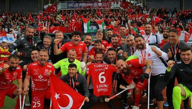 Milliler, Avrupa'nın zirvesinde! Ampute Milli Futbol Takımı'ndan üst üste 3. Avrupa şampiyonluğu