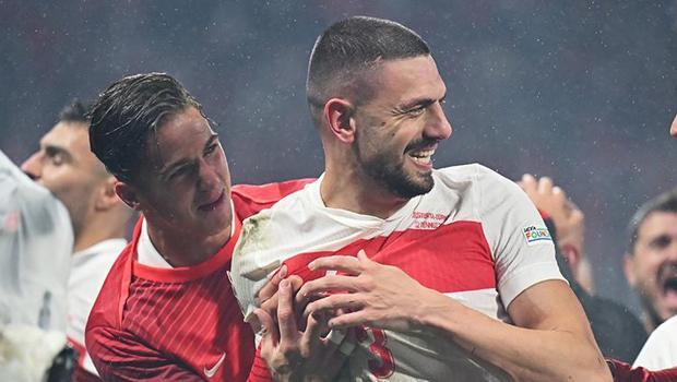 A Milli Takım'da Merih Demiral hem attı hem kurtardı