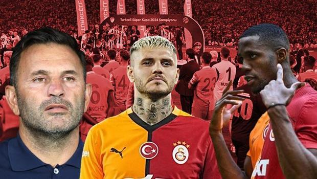 Galatasaray'da Mauro Icardi ve Wilfried Zaha'nın hareketi olay oldu! Okan Buruk'tan yıldız isme: Yanlış anlattı