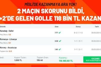 3 maçlık iddaa kuponu yaptı, 90+2'de 118 bin TL kazandı