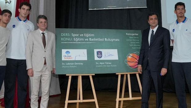 Anadolu Efes ile Okyanus Kolejleri, öğrenci-sporcular için iş birliğini 4 yıl uzattı