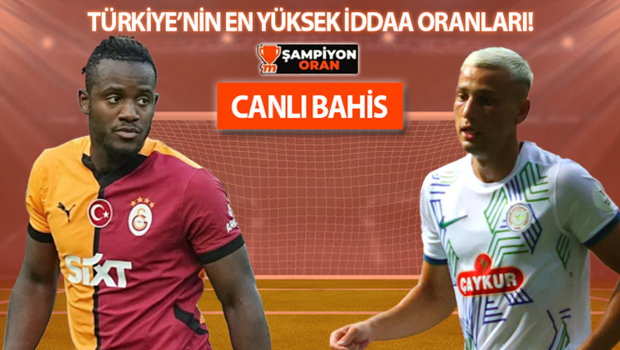 Çaykur Rizespor'da kaleci değişti! Galatasaray'da ilk 11 nasıl olacak? Süper Lig iddaa oranları, hakem istatistikleri...