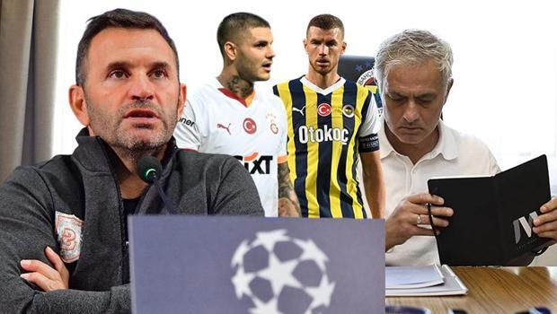 Fenerbahçe - Galatasaray derbisi öncesi Mourinho ve Okan Buruk'tan 'forvet' kararı! Dzeko ve Icardi...