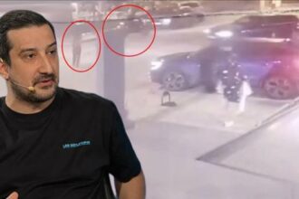 Serhat Akın’ın uğradığı saldırının güvenlik kamerası görüntüleri ortaya çıktı! 'Program çıkışı ayaklarıma sıktılar' demişti, saldırganlar motosikletle gelmiş...