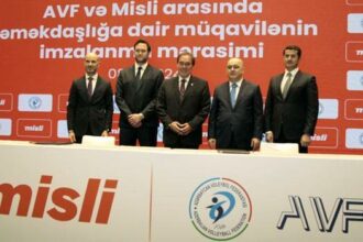 Azerbaycan Voleybol Federasyonu ve misli.com arasında iş birliği anlaşması imzalandı